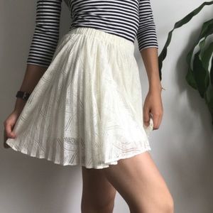 Pins and Needles White Lace Skirt - Never Worn